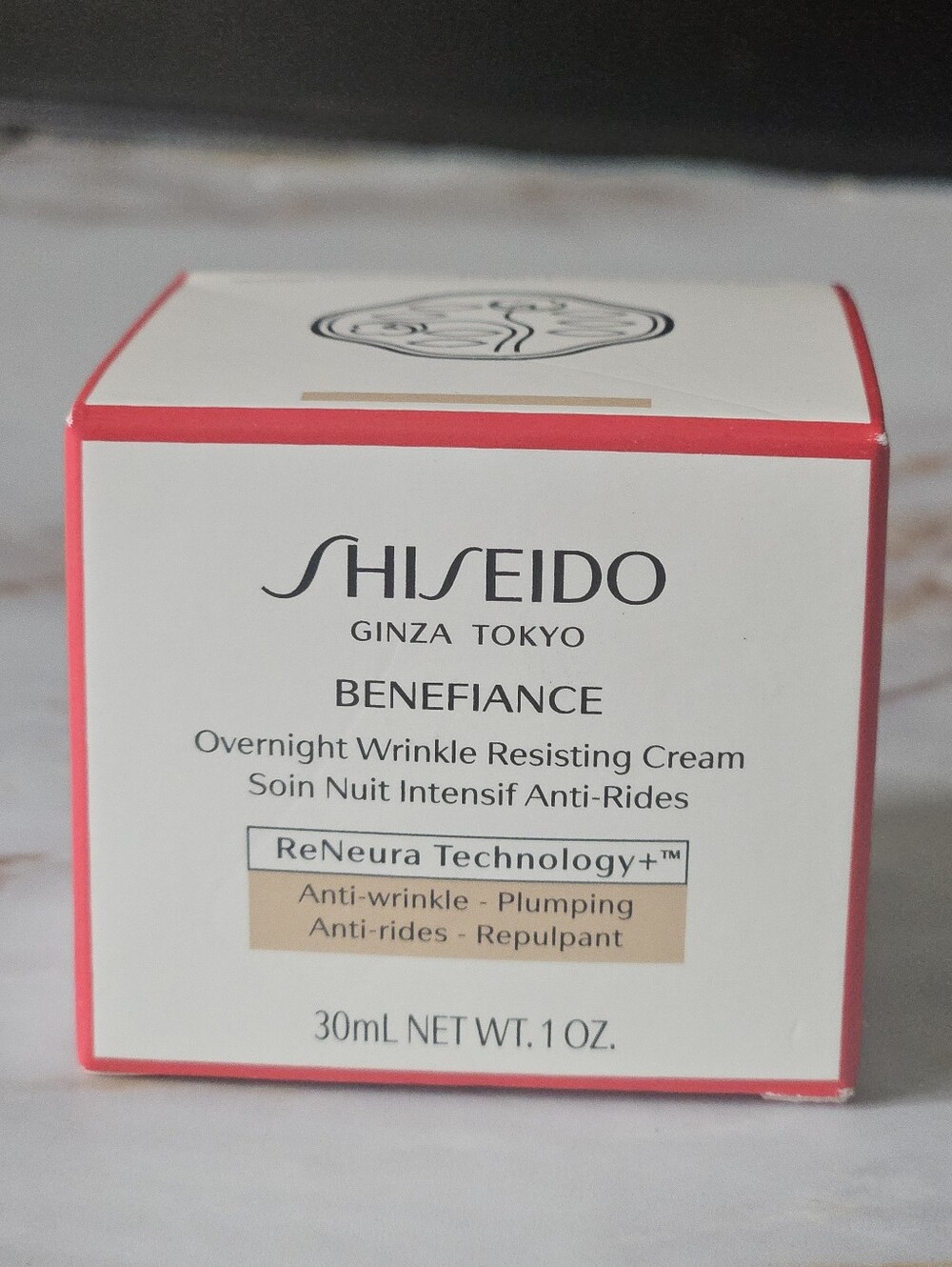 Shiseido Benefiance Overnight Wrinkle Resisting Cream - 30ml - New In Box